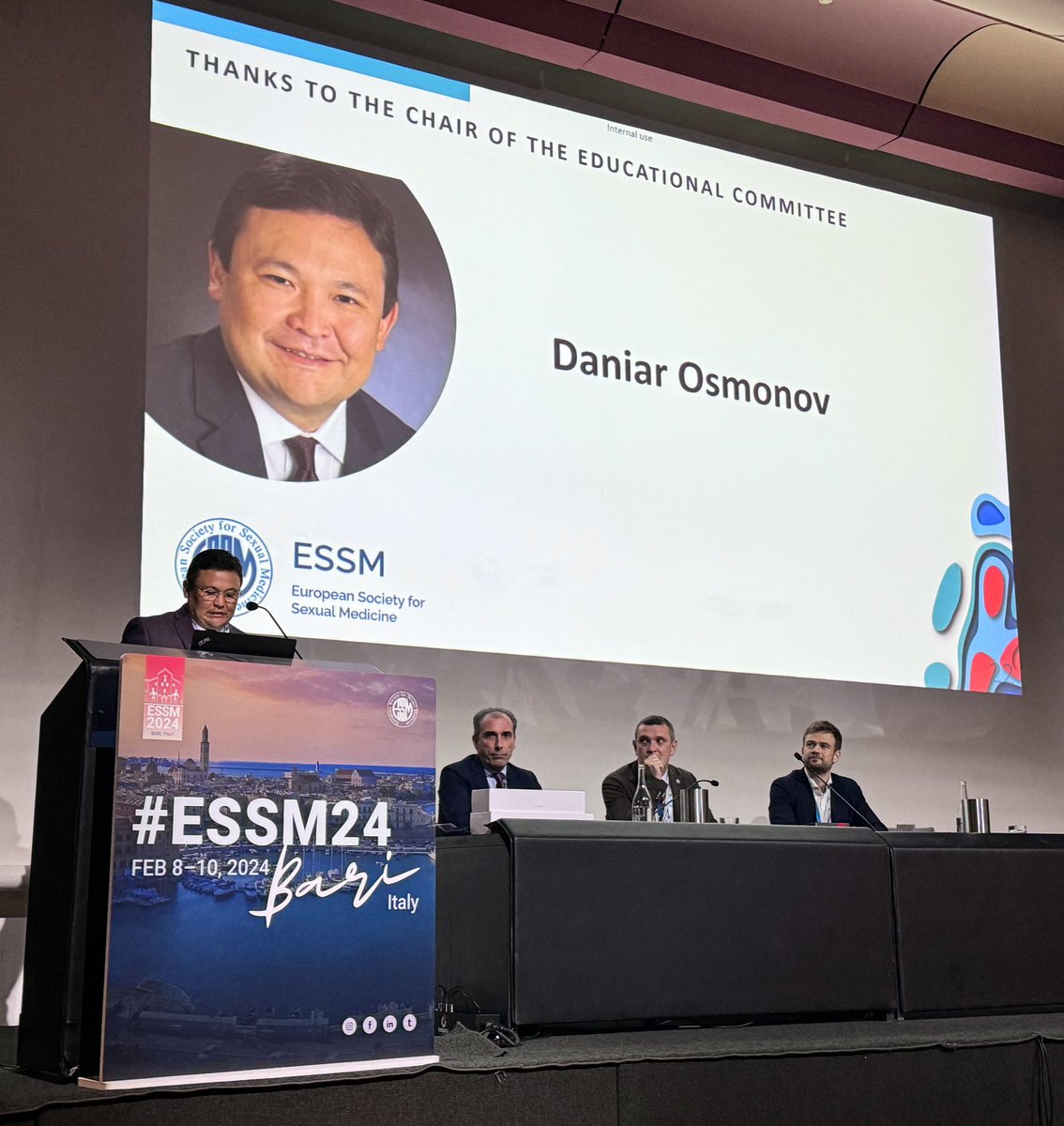 The #ESSM24  educational committee chair Prof.  <a href="/OsmonovDr/">Prof. Dr. Daniar Osmonov, FECSM</a> presenting a rich program for 2024 !

Looking forward to a year ahead full of #prostheticUrology skills development !

<a href="/essm_tweets/">European Society for Sexual Medicine (ESSM)</a>