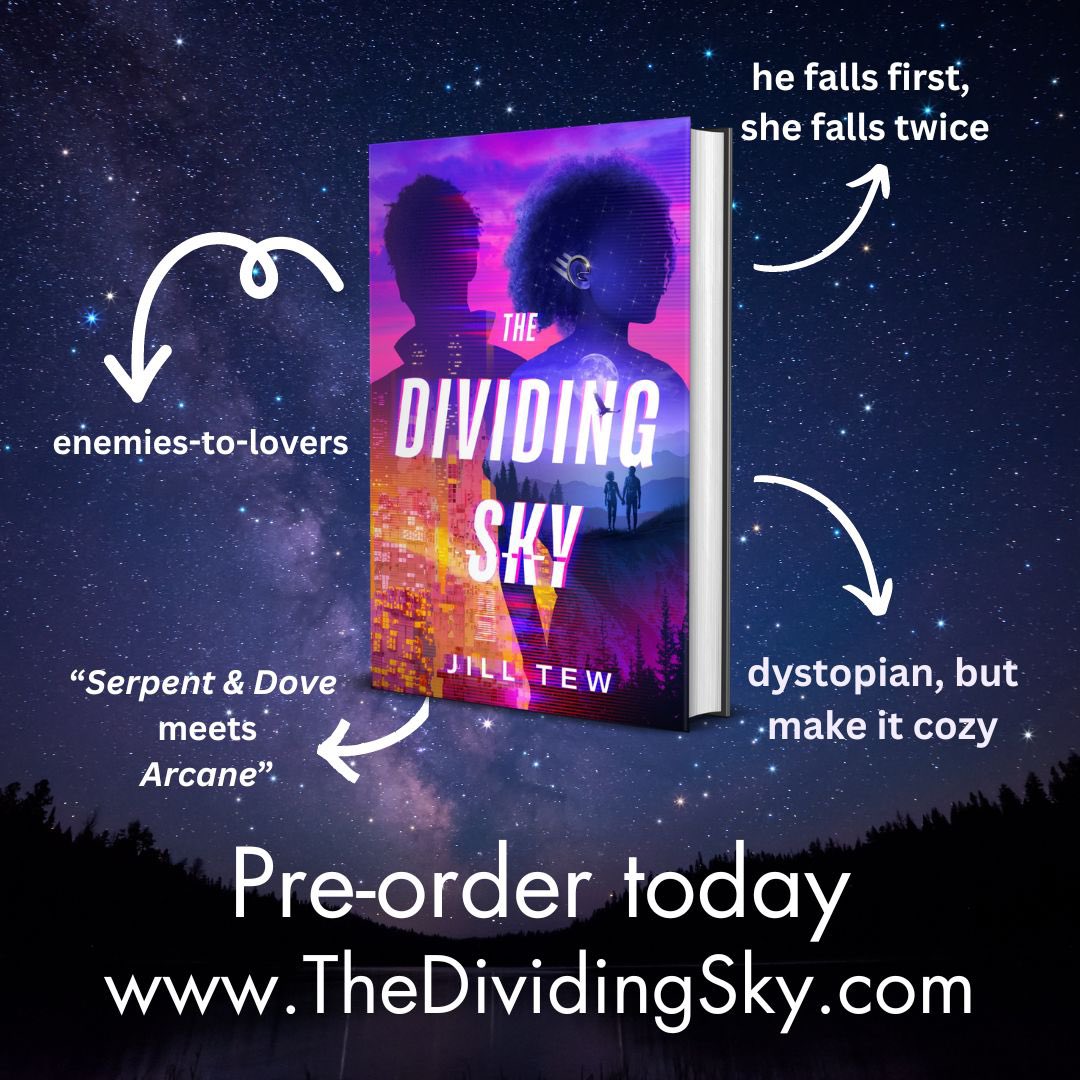 Watching her journey, I could not be more proud of <a href="/jtewwrites/">Jill Tew 🌌 THE DIVIDING SKY is in stores now!🌌</a> and her upcoming novel! 

getunderlined.com/books/736783/t…