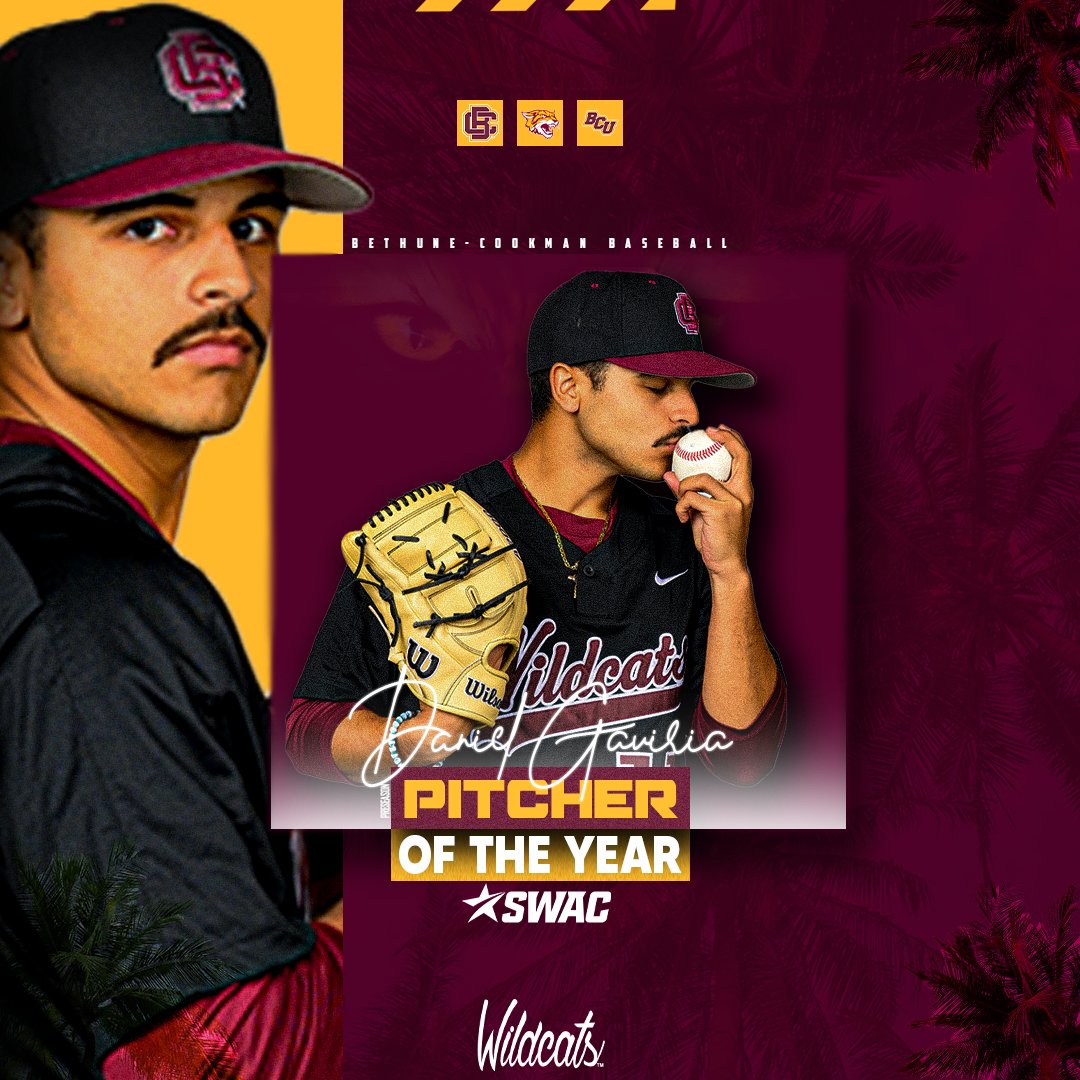 𝗙𝗘𝗔𝗥 𝗧𝗛𝗘 𝗦𝗧𝗔𝗖𝗛𝗘.

Daniel Gaviria is your SWAC Preseason 𝗣𝗜𝗧𝗖𝗛𝗘𝗥 𝗢𝗙 𝗧𝗛𝗘 𝗬𝗘𝗔𝗥!

#𝙃𝙖𝙞𝙡𝙒𝙞𝙡𝙙𝙘𝙖𝙩𝙨 | #𝙋𝙧𝙚𝙮𝙏𝙤𝙜𝙚𝙩𝙝𝙚𝙧