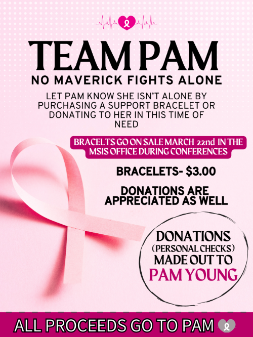 MSISMavs5_6's tweet photo. Pam Young has worked in the district for years at many schools and in different capacities. Currently, she is a para at MSIS and spends most of her day in F Hall.  She was recently diagnosed with Breast Cancer.  Here are some ways to help.  We <3 you Pam! https://t.co/s2qHhmN4mv