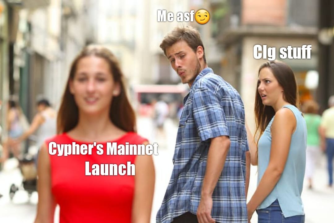 When the launch of Cypher Blockchain Mainnet is your top priority over everything else😎🚀 #CypherMainnetLaunch #Cypher #Cypher_Advocate #GamingRevolution