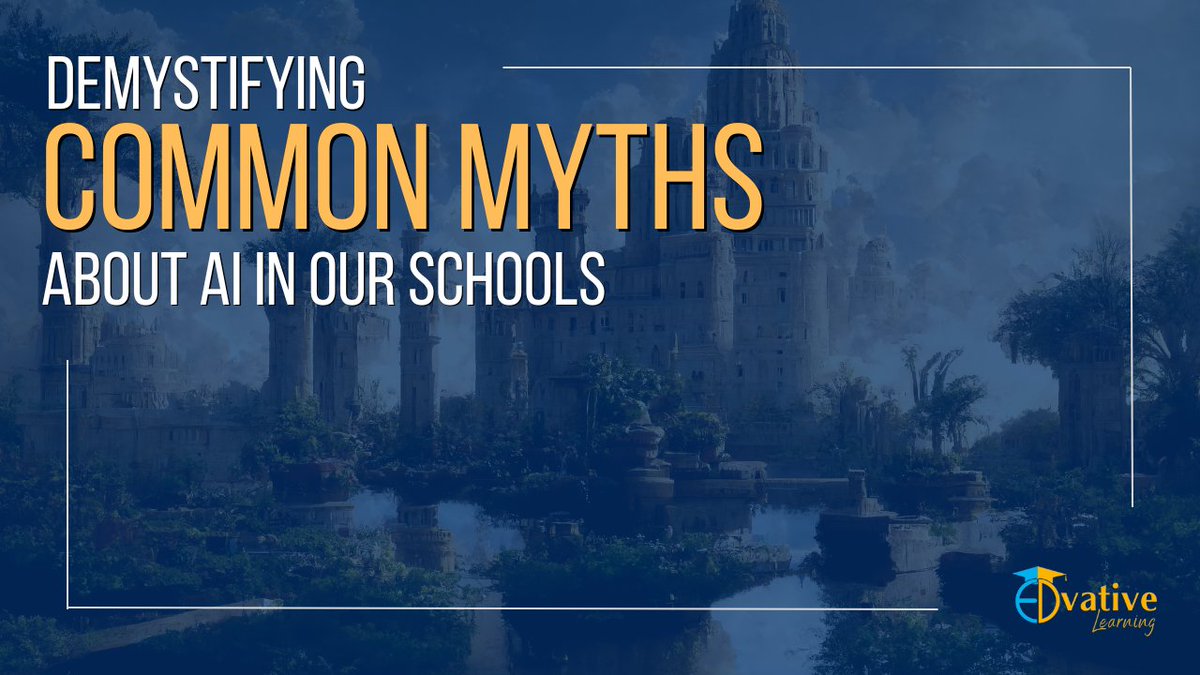 edvative's tweet image. Fresh from @peteandc we're setting the record straight. Discover the truth behind the 5 biggest AI misconceptions. Don't miss out on the real story behind AI's role in learning. 🌐 Read now: edvative.com/blog/demystify…  #AIinEd #Edchat #EDTalk #edutwitter #teachertwitter