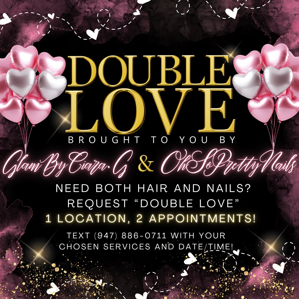 nturalnailqueen's tweet photo. DOUBLE LOVE 💞💝🔥💇‍♀️💅

For the entire month of February! 

TEXT (947) 886-0711 💌💘💅

📍 25240 Lahser Rd Southfield, MI 48033 https://t.co/ZHOHKVwyxt