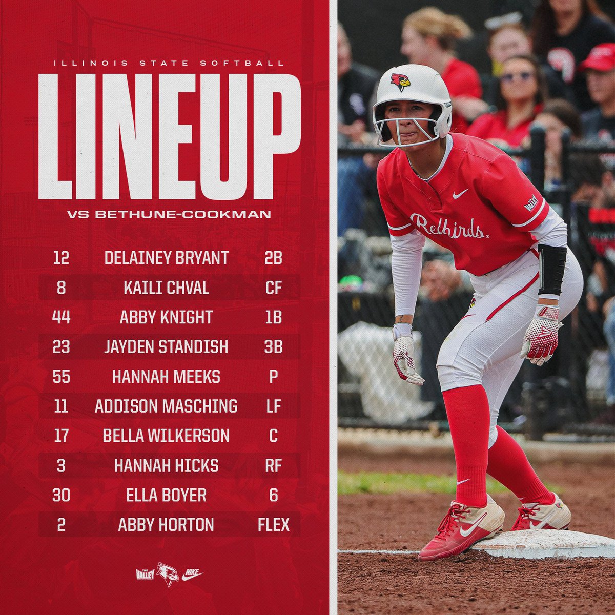 How we're lining up for the first time this season🤩

📊linktr.ee/redbirdsb