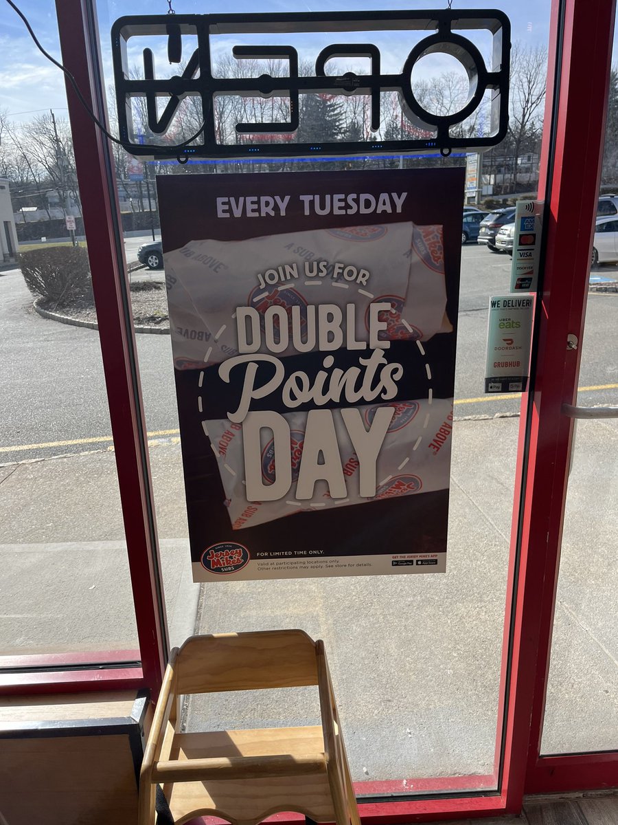 connorcheg's tweet photo. The corrupt liberal media (@DaniDimes8) has been hiding Double Points Tuesday from us and pushing #jmikesmonday so they can hoard all of the #shorepoints. I will be a sheep no more! https://t.co/TFEFAnDNTK