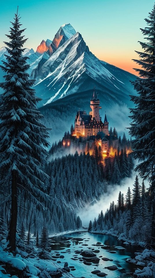 BadToxicAI's tweet photo. #beautiful #scenery #mountain #forest #castle #nvinkpunk #masterpiece #ink #LoRA #LoRAInk #Auto1111 #StableDiffusion #safetensors #AIArt #AIFilter #AI #Kunst #art #lyriel v16 DPM++ 2M Karras https://t.co/Fpd3aTzyWb