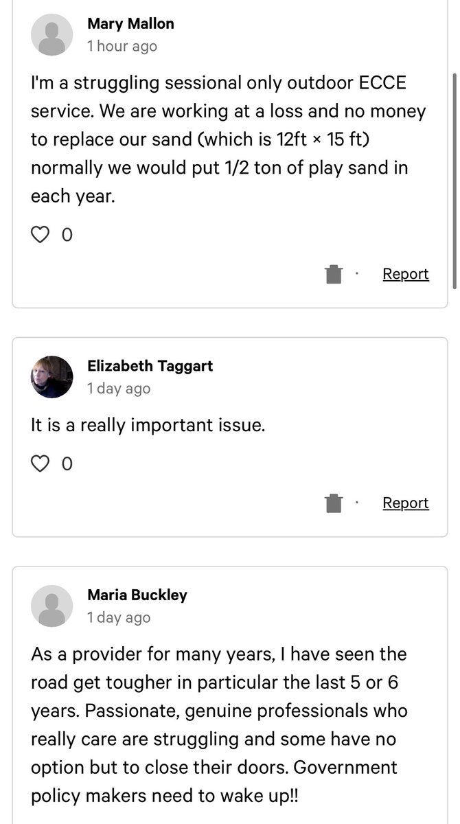 More comments on our petition from early years service providers. Obvious issues here that shoddy data isn’t showing. Please sign &amp; share , no need to donate chng.it/rsfP2LVgfr  ✍️