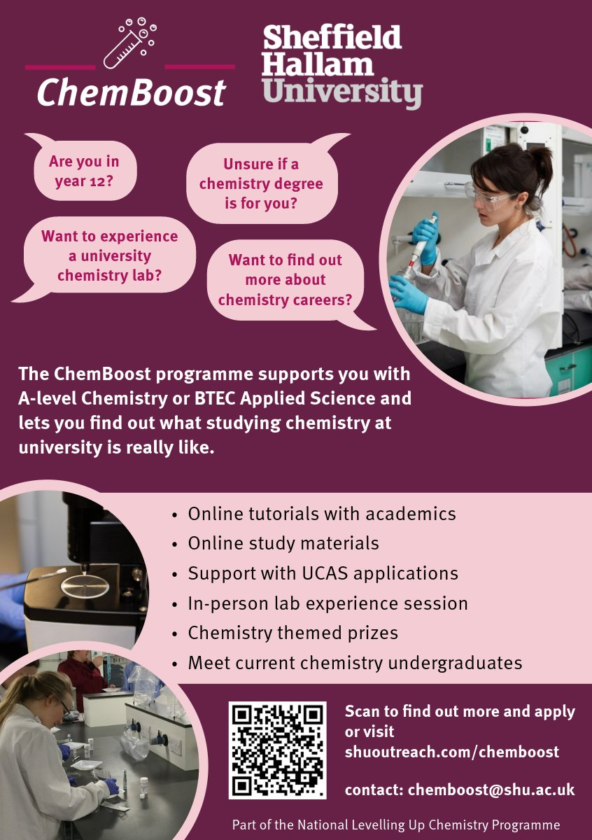 Chemistry @ Sheffield Hallam tweet media