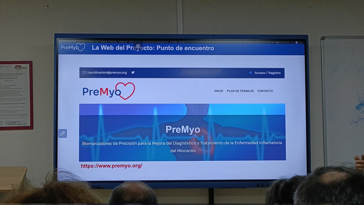 CardioHULP's tweet photo. 🫀 @angel84ma nos ha presentado el proyecto #PreMyo del cual forma parte: estudio que recoje una cohorte de pacientes para determinar biomarcadores de precisión para mejorar el diagnóstico de la miocarditis. 

📍 Toda la información recogida en la página https://t.co/YlnDwxoSeP https://t.co/uJRrbszNee