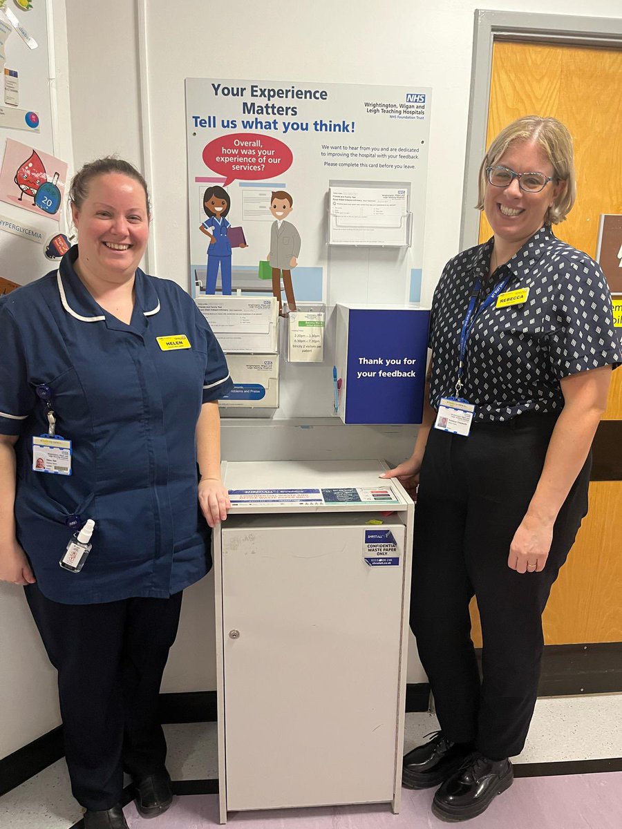 Our lovely Swinley Ward has had their new FFT box put up and it’s looking amazing! #PatientCare #fft #patientfeedback <a href="/k_mantron/">Kevin Parker-Evans (He/Him)</a> @lizzie12rogers