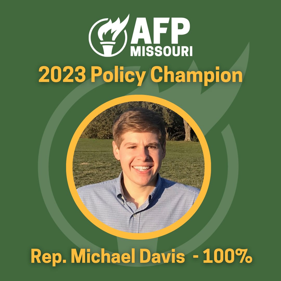 AFPMissouri's tweet image. Thank you, Representative @RepMichaelDavis, for your commitment to policies that advance prosperity and opportunity for all Missourians!

More scorecard details and criteria can be found here: americansforprosperity.org/wp-content/upl…