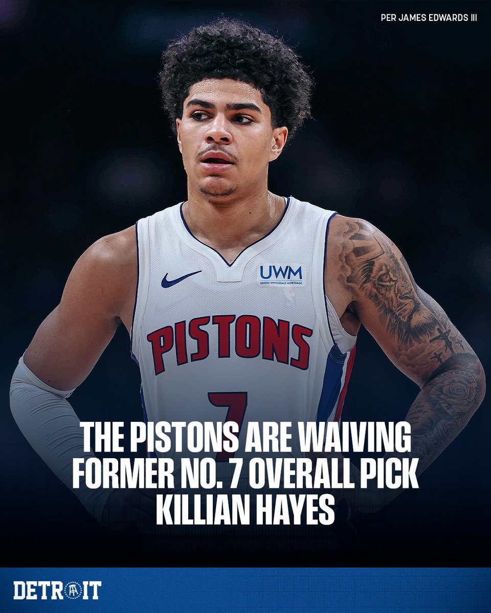 BSMotorCity's tweet photo. The Killian Hayes era is over in Detroit

(via @JLEdwardsIII) https://t.co/LYZ0mHGNa3