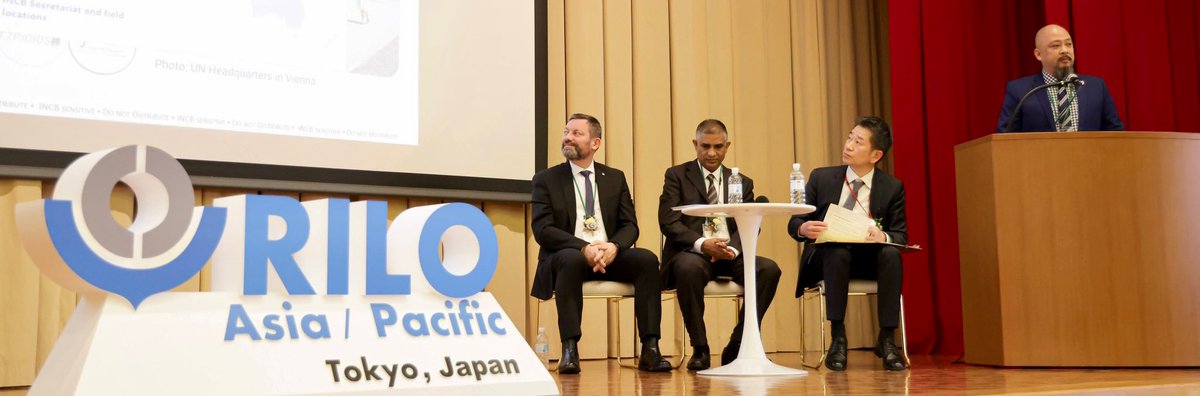 MatthewNiceUN's tweet photo. #RILO Asia-Pacific 2024 High-level Round Table on Enhancement of Data & Intelligence Analysis and ๐Regional Cooperation Network! Great ideas, partners, and cooperation in Tokyo ๐ฏ๐ต
@MofaJapan_en @INCB_GRIDS @INCB_OPIOIDS @INCB_ION @WCO_OMD @SheilaKamdar_UN @LongNguyen5599 https://t.co/vQJUtTQgbQ