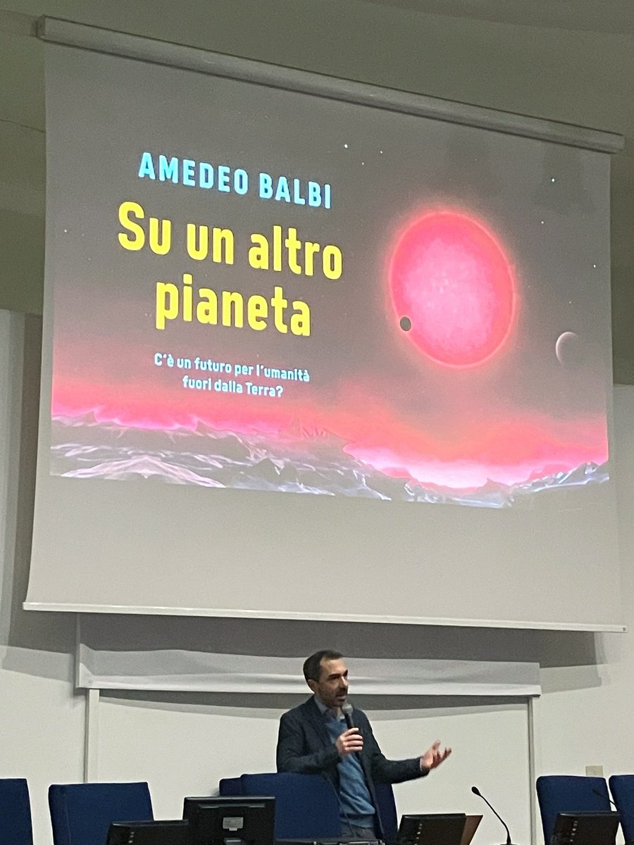 Yesterday I followed this beautiful conference, I want to know more about the universe and its mysteries, I need it! I love astrophysics in all its fields! I can't wait to start my studies.

Thank you @amedeo_balbi for fuelling my love for the universe in these years.