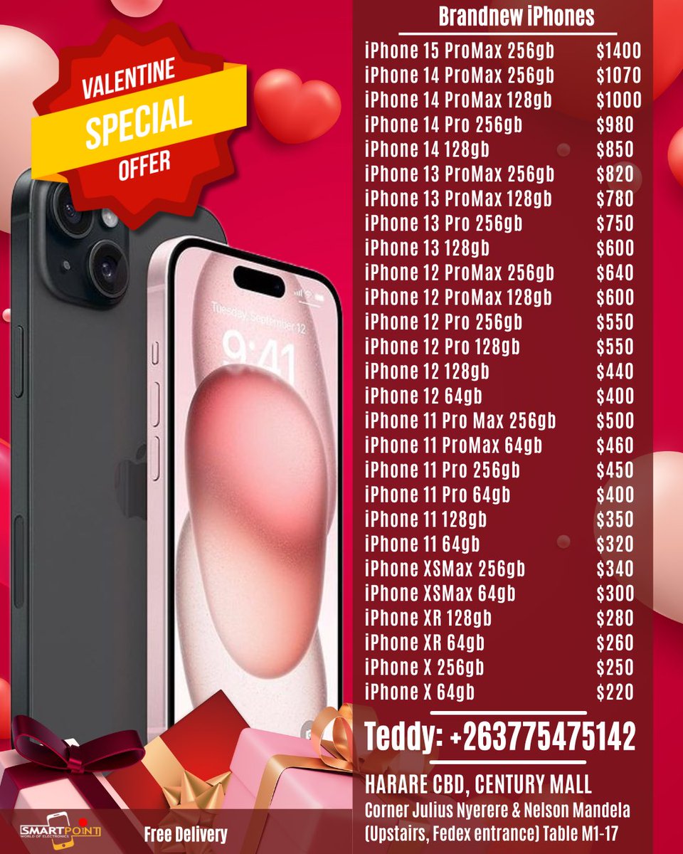 smartpointzw's tweet photo. @daddyhope 📲 App/Call +263775475142
📍Century mall Upstairs (use fedex entrance) table M1-17 Cnr Julius Nyerere and Nelson Mandela, ask for Teddy https://t.co/2k5F5BzZJq