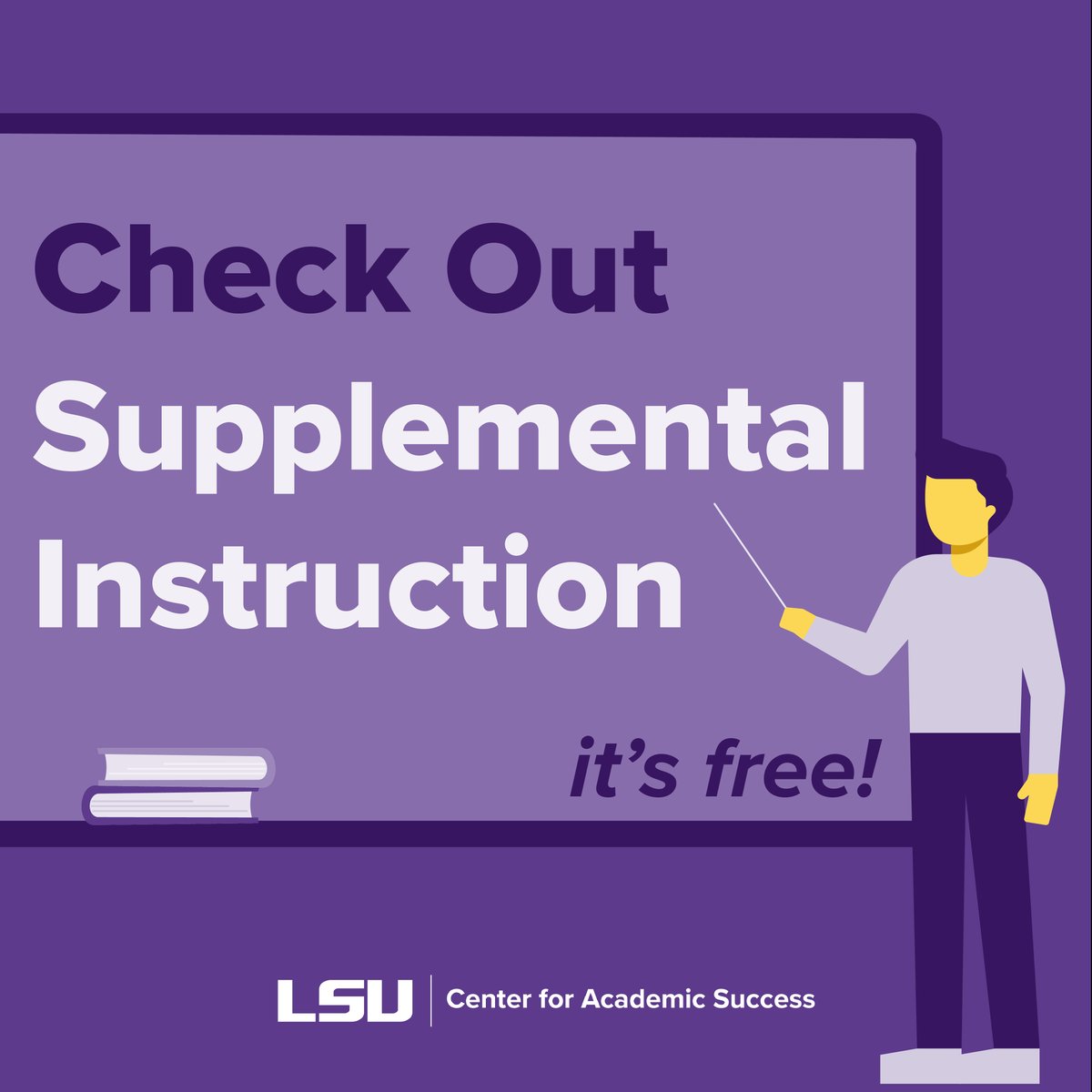 Elevate your study game! 🌟📚 Join us for SI Session and turn academic challenges into triumphs! 🎓 Visit our website for the Spring 2024 SI Schedule. #lsu #lsucenterforacademicsuccess #SISessions #SupplementalInstruction #AchieveGreatness #StudySmarter