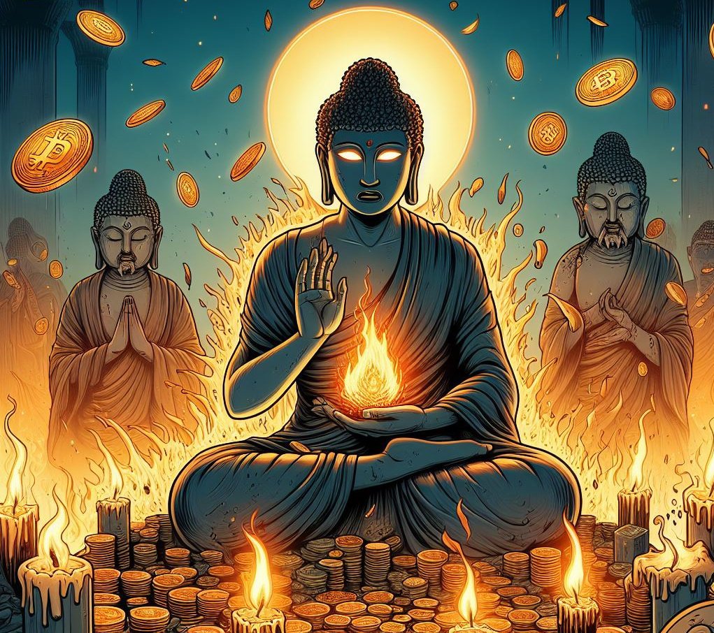 This is Heat... 🔥🔥🔥🔥🔥🔥🔥
🔥 90% Supply Burn
🔥 After BTC Halving
🔥During DeFi Summer
🔥 On 'Buddha Day' (May 2024)
#memecoins #meme #buddhacoin #buddhaburn #mayday #buddhaday