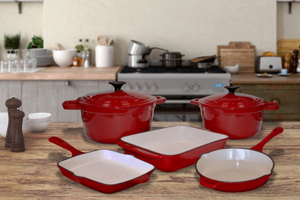 Make Valentines day extra special this year and cook Valentines day dinner in Carolina Cooker Red Enamel. Check out our awesome 7 piece set at your local Agri Supply Store or at carolinacooker.com/7pc-enamel-cas… #ValentinesDayDinner #EnamelCookware #KitchenEssentials #ValentinesDayIdeas