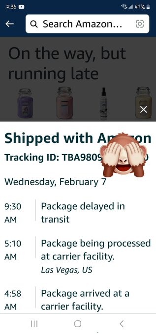 Sooooo, @AmazonHelp @amazon I paid extra for same-day shipping and it's STILL showing as delayed in transit<a class="tags" target="_blank" title="On Twitter" href="/?out=eyJ0eXAiOiJKV1QiLCJhbGciOiJIUzUxMiJ9.eyJpYXQiOjE3MjE4NTQ5NDksImlzcyI6InR3cG9ybnN0YXJzLmNvbSIsIm5iZiI6MTcyMTg1NDk0OSwiZXhwIjoxNzUzMzkwOTQ5LCJyZWRpcmVjdF91cmwiOiJodHRwczovL3R3aXR0ZXIuY29tL0FtYXpvbkhlbHAifQ.6qGkXHO2pT7aGUu7FjPU1nDaqGJXWi0Wt4krIm_TRrBcZzK8rwq-aQbn0DUkV9QpBg46b0VMmETbaBrUyo9elQ">@AmazonHelp</a><a class="tags" target="_blank" title="On Twitter" href="/?out=eyJ0eXAiOiJKV1QiLCJhbGciOiJIUzUxMiJ9.eyJpYXQiOjE3MjE4NTQ5NDksImlzcyI6InR3cG9ybnN0YXJzLmNvbSIsIm5iZiI6MTcyMTg1NDk0OSwiZXhwIjoxNzUzMzkwOTQ5LCJyZWRpcmVjdF91cmwiOiJodHRwczovL3R3aXR0ZXIuY29tL2FtYXpvbiJ9.gBeEAKZp-yKf2nk2Ssu-ACYGKPCEe2TSLBi5hylfCJK1JCX1NSVRasxAOIfJLnN1Hu_r3Uw8THe3a7sr4k32Aw">@amazon</a>