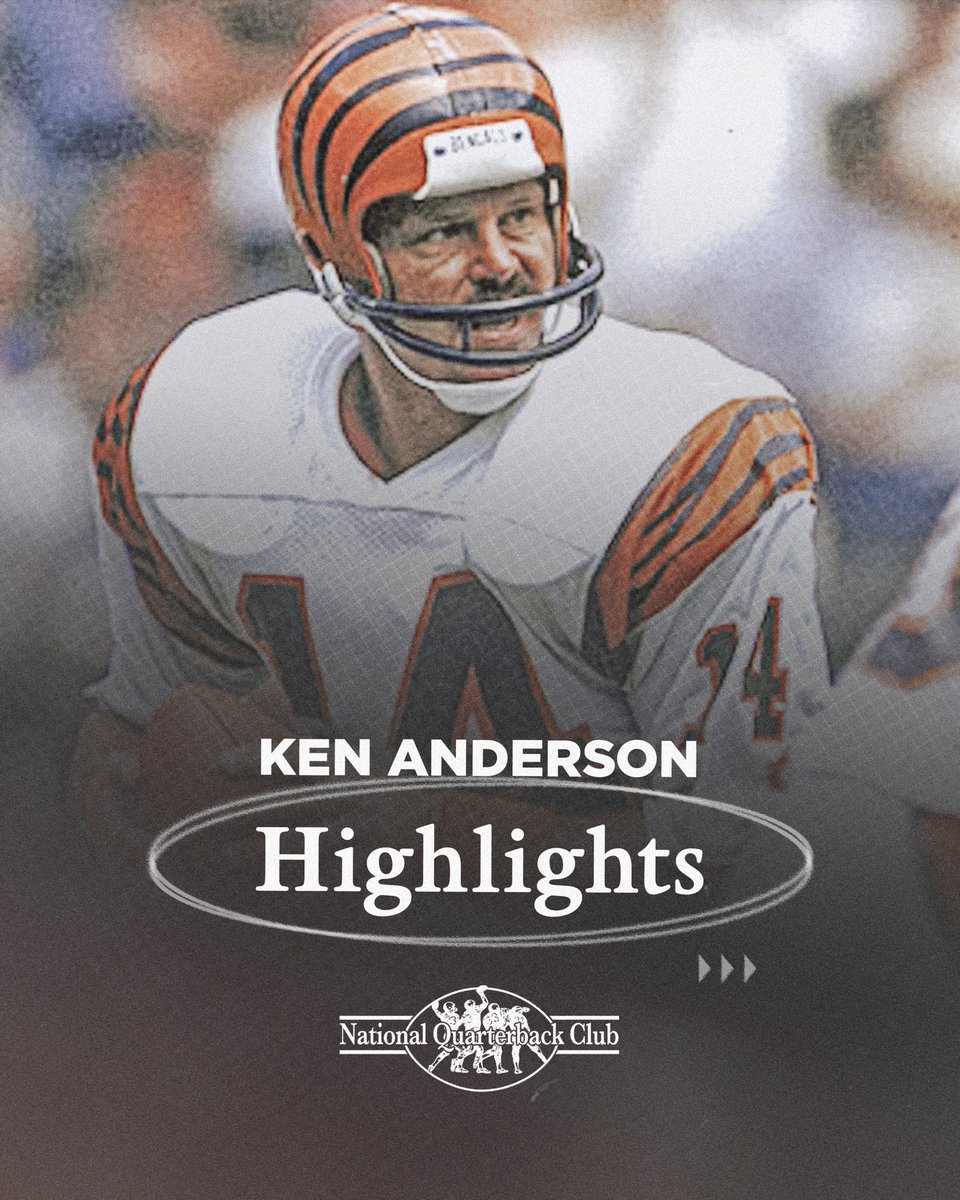 NationalQBClub's tweet photo. A look into Ken Anderson career. 🏈 #NQBC https://t.co/IFMiZZy6rN
