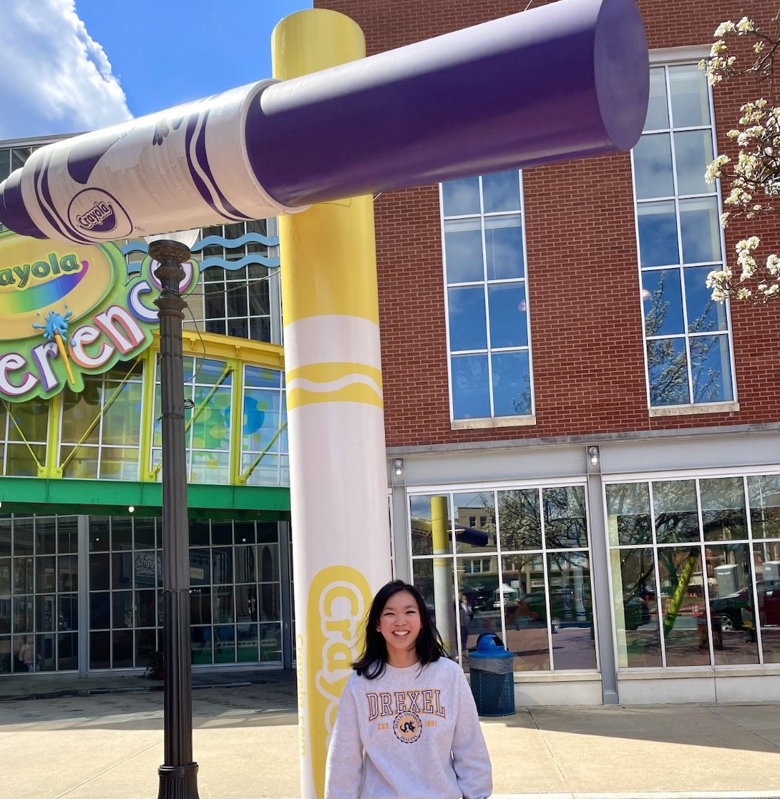 Morgan Tiziker is a fourth-year Materials Science &amp; Engineering student with a minor in Product Design. Her college career has been marked by exciting co-ops at companies like Crayola and Solvay. Read more about her time at Drexel at drexel.edu/engineering/ne…