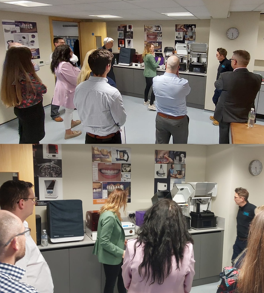 Skillbond's tweet photo. Thanks to Julia Kemmesies from Ackuretta for Monday's training session, we all gained a far better understanding of your product and 3D printing in general. 
We are really excited about this new SOL Plus, CURIE Plus &amp; CLEANI. @ackuretta https://t.co/NzD6TtSiHi