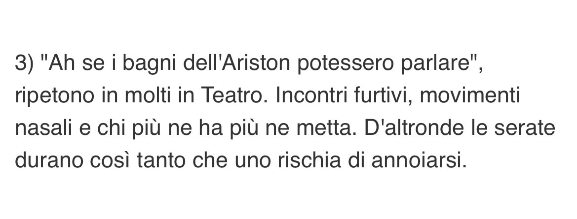 yleniaindenial1's tweet photo. qualcuno metta IMMEDIATAMENTE una telecamera nei bagni dell'ariston

#Sanremo2024 https://t.co/qh2zoYO5Bg