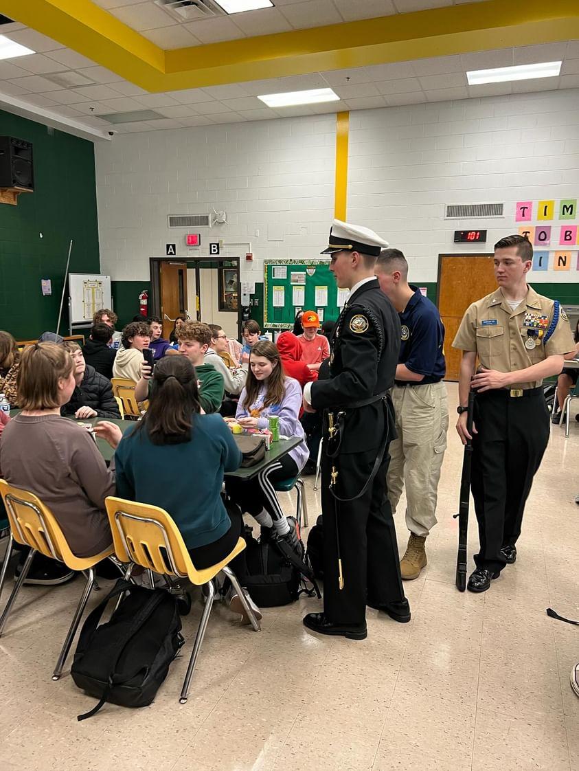 York HS NJROTC - Virginia (@york_hs) on Twitter photo Shout out to <a href="/GoQLMS/">Queens Lake MS</a> for inviting us to talk with their 8th grade students about our amazing program!!!! <a href="/aaron_mcquillan/">Aaron McQuillan</a> <a href="/BrutonHS/">Bruton High School</a> <a href="/YCSD/">York County School Division</a> @YCSDcte Shout out to <a href="/GoQLMS/">Queens Lake MS</a> for inviting us to talk with their 8th grade students about our amazing program!!!! <a href="/aaron_mcquillan/">Aaron McQuillan</a> <a href="/BrutonHS/">Bruton High School</a> <a href="/YCSD/">York County School Division</a> @YCSDcte