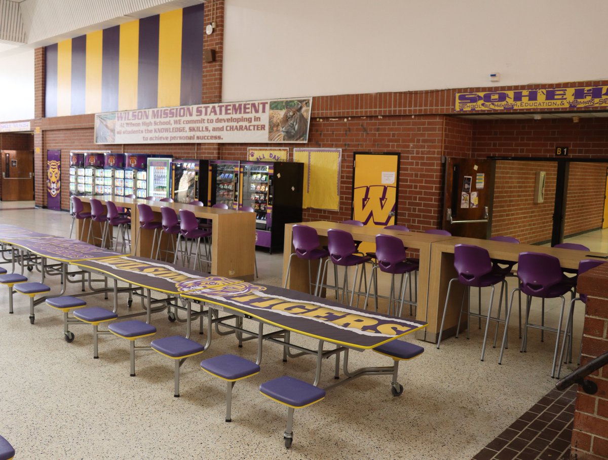 Flo1Schools's tweet photo. Florence 1 is always on the move! While students were off today, new furniture was moved into the cafeterias at West Florence and Wilson. We cannot wait for students to see their refreshed spaces when they return to school tomorrow. #StudentsFirst #F1SBuilds https://t.co/91fRf0ntUx
