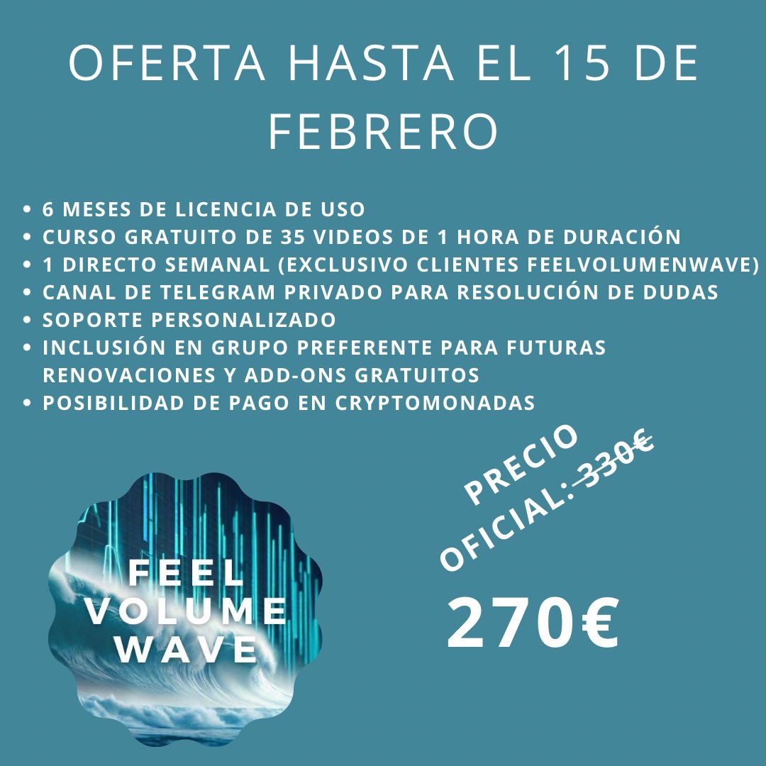 FeelVolumeWave's tweet photo. En 7 días termina la oferta. No pierdas la oportunidad. Además ya tenemos operativo el pago por paypal https://t.co/zxdKkf9tG7