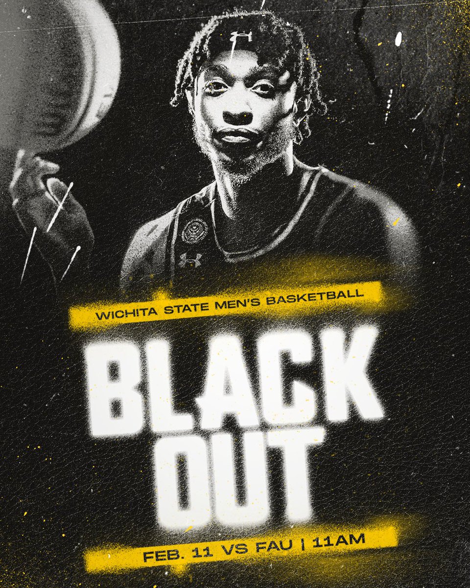 GoShockersMBB's tweet photo. ⚫️ Back in 𝐁𝐋𝐀𝐂𝐊 ⚫️

Sunday, the Roundhouse goes dark. https://t.co/f2JZcEc1uH
