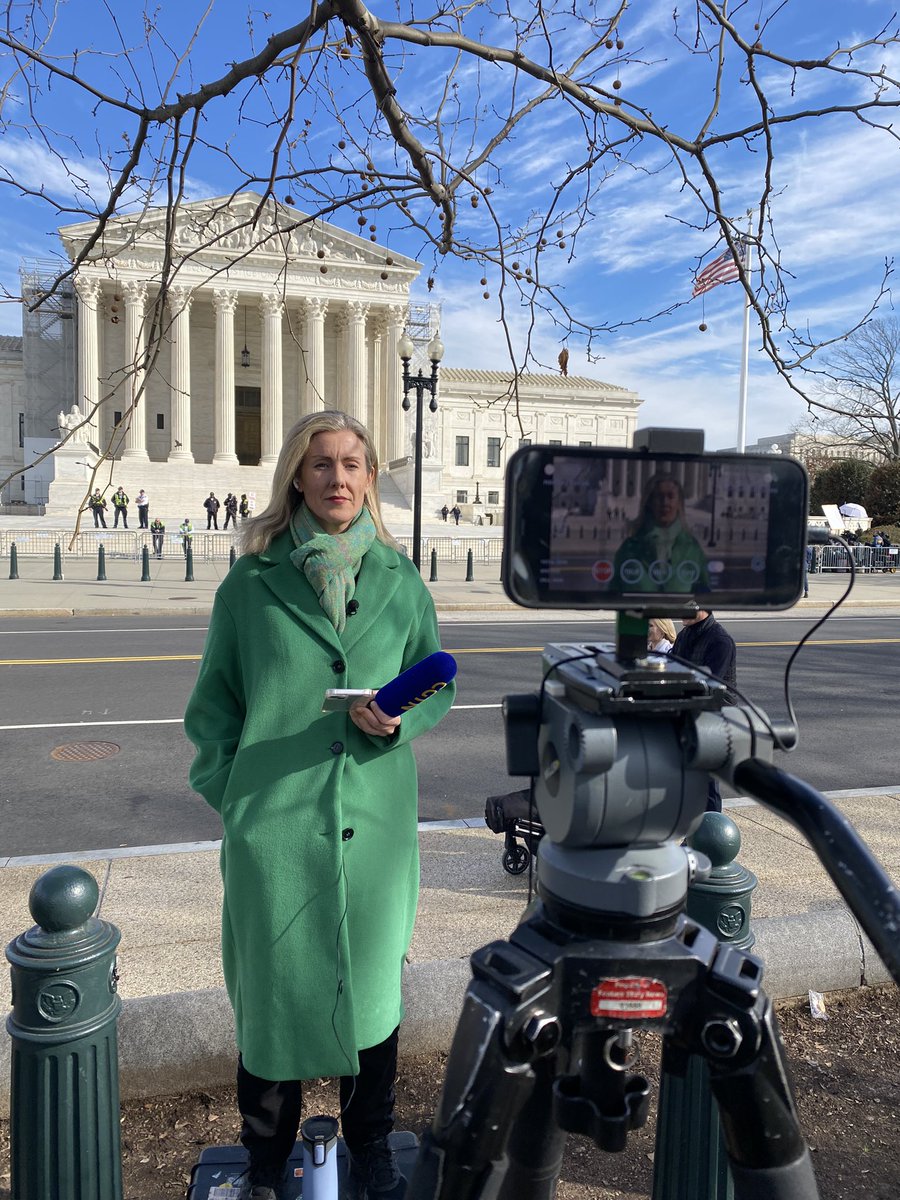 Live from the Supreme Court on the day the justices hear arguments on whether Donald Trump is eligible to run for election @FSNLIVE #livepositions