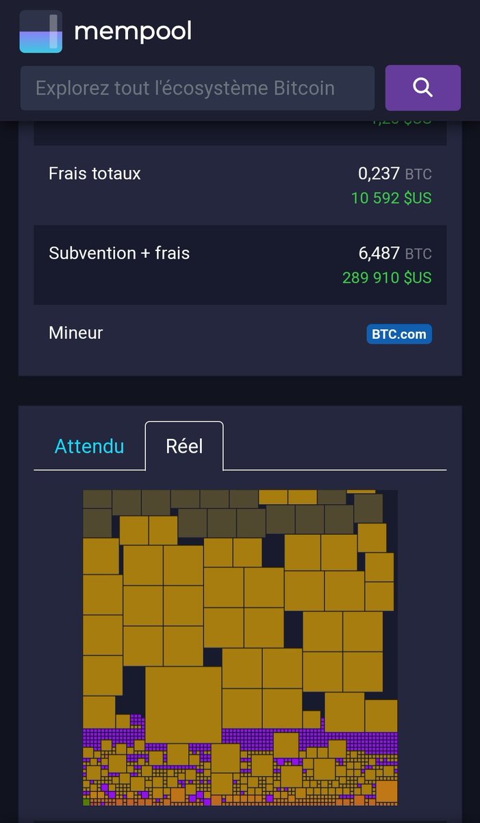 Silexperience's tweet photo. With / Without spam filter #Bitcoin #Blockspaces 
it seems that the argument of high yield resulting from scamification is an urban legend https://t.co/hptCt1Esrt