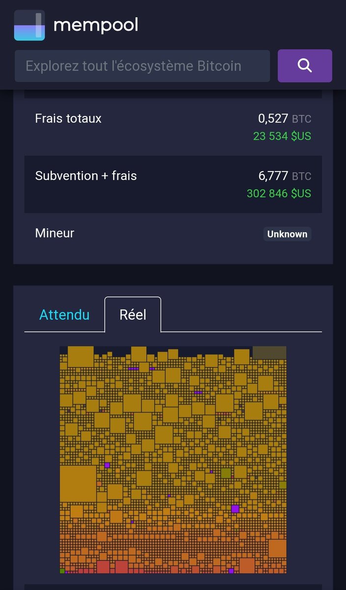 Silexperience's tweet photo. With / Without spam filter #Bitcoin #Blockspaces 
it seems that the argument of high yield resulting from scamification is an urban legend https://t.co/hptCt1Esrt