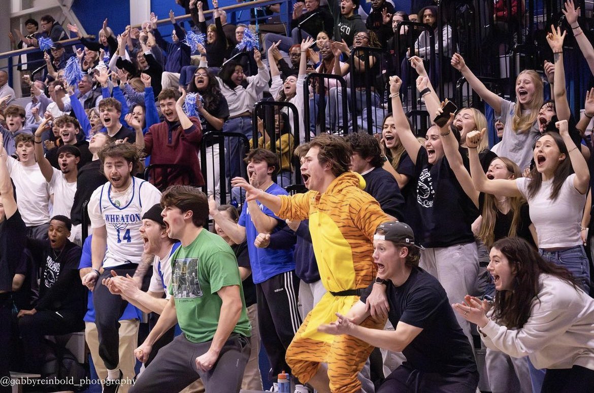 The best student section in the NEWMAC! We appreciate you!!! 🚾🦁 #letsgowheat