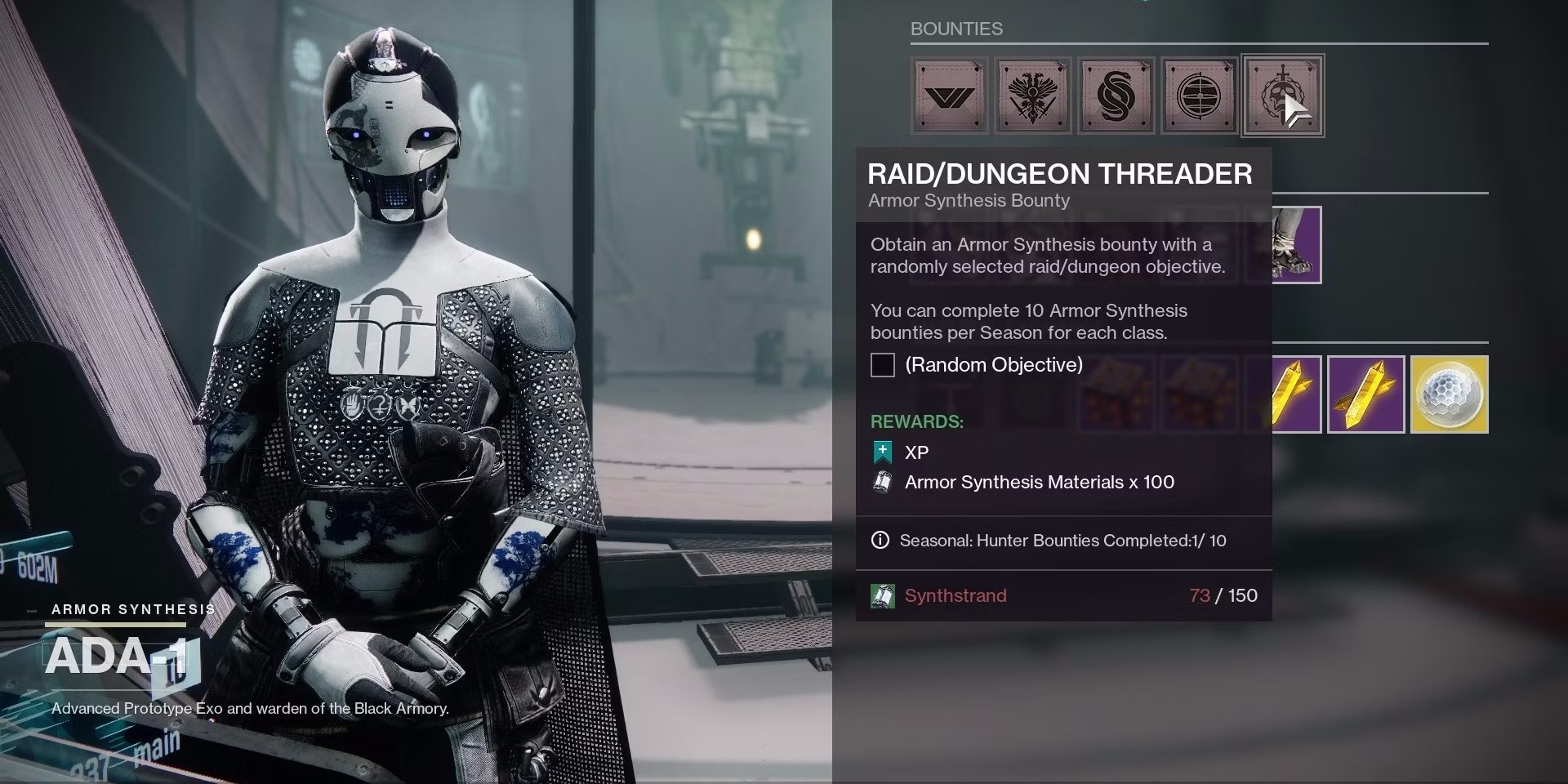 Destiny Bulletin on X: &ldquo;On March 5, the cap for Armor Synthesis 