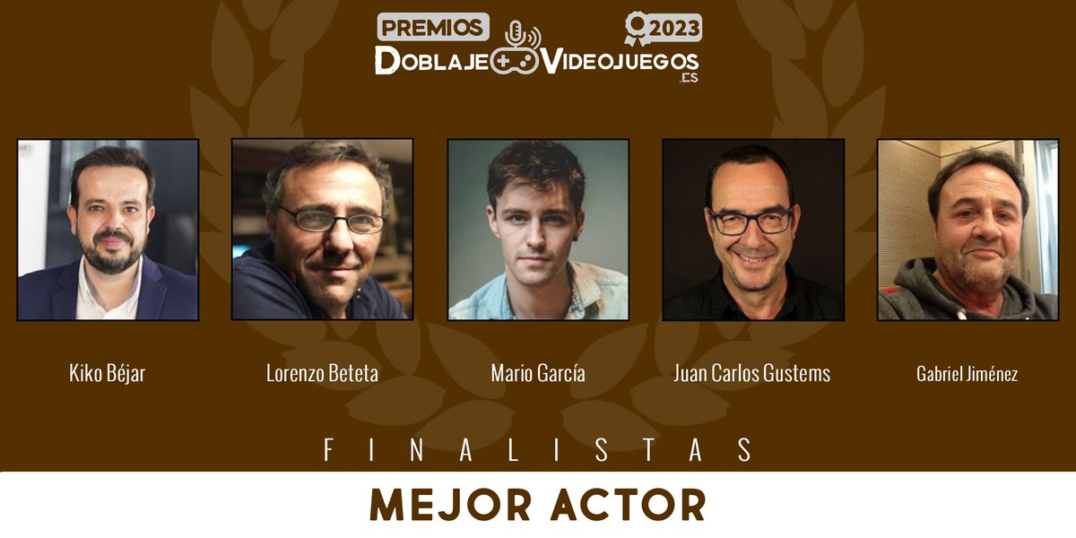¡Hemos pasado a la final de los #PremiosDV2023 en tres categorías!
#InnerAshes está nominado al Mejor Doblaje Absoluto, y el fantástico <a href="/KikoBjar/">Kiko Béjar</a> como Mejor Actor y Mejor Doblaje Masculino por su papel de Henry.
Podéis votar aquí hasta el 15 de febrero.
doblajevideojuegos.es/premiosdv/2023/