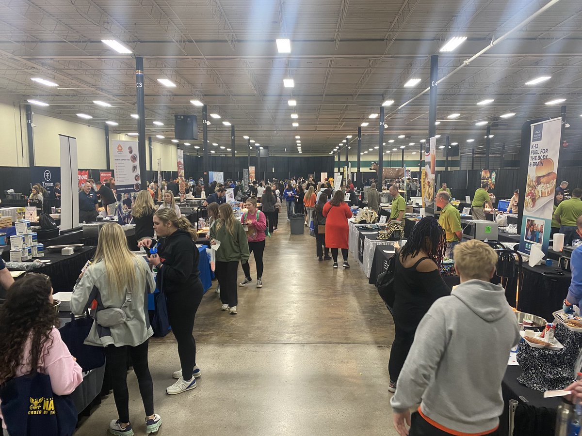 Admiralshomeec's tweet photo. The  FHS Nutrition classes had a great time at the KCS Food show today. We tasted lots of healthier alternatives for the cafeteria and shared our opinions. https://t.co/CF2gZZ7TrD
