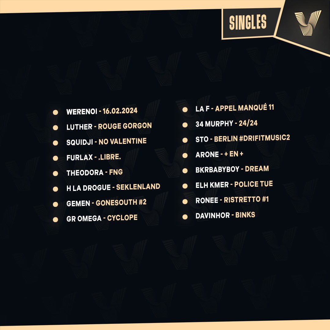 LaVisionFR's tweet photo. 💿 LES SINGLES À NE PAS LOUPER 💿

Quel morceau attendez-vous le plus? https://t.co/Iw4RSXKOnS