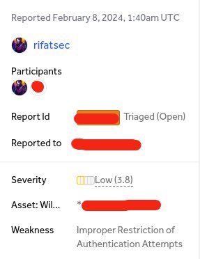 rifatsec's tweet photo. Thanks  @Hacker0x01  Triaged 17 Hours after reporting the issue •🔥 

#BugBountylife #BugBountytips #Vulerability #Resource #TogetherWeHitHarder #HacksForGood https://t.co/9LbwFB9KHM