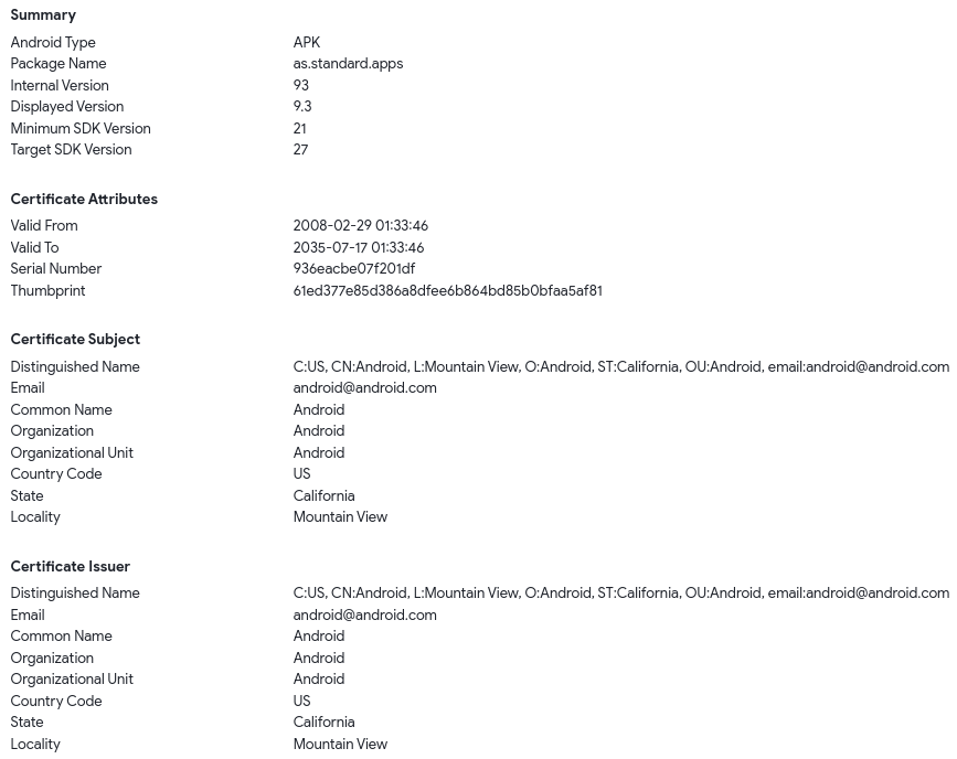 malwrhunterteam's tweet photo. @LukasStefanko @bl4ckh0l3z Related "Tulip chat.apk", also seen from India: ecb9af8f1bbcea19e3930037042eefb1bceea0b439cd517e32ade121a80915f5 https://t.co/i4SbqrrYEq