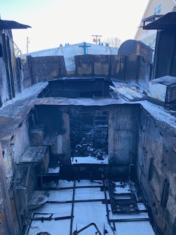 The #USCG is overseeing the salvage efforts of the fishing vessel Carrabassett following a fire at Fairhaven, MA. 

The owners have contracted commercial salvage. There has been no report of pollution. https://t.co/7iOx9Yqun8