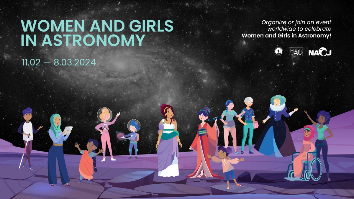 Another edition of IAU Women and Girls in Astronomy is coming! Value and celebrate women who are making history in the study and exploration of #asteroids. iau.org/public/women-a…