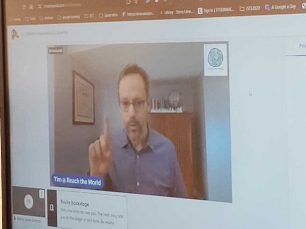 <a href="/stony1lane/">Stony Lane School</a> 2nd Graders learn abt protecting the world's cheetahs w <a href="/ReachtheWorldco/">Reach The World</a> @lfhroch <a href="/Paramus_Schools/">Paramus Public Schools</a>