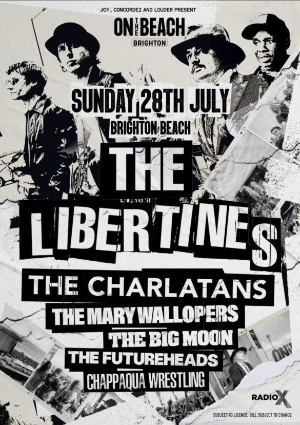 Retweet for a chance to win a couple of guest list passes for our show with The Libertines on Brighton beach Winner picked at random at 8am on Tuesday morning. Maybe see you there 👊