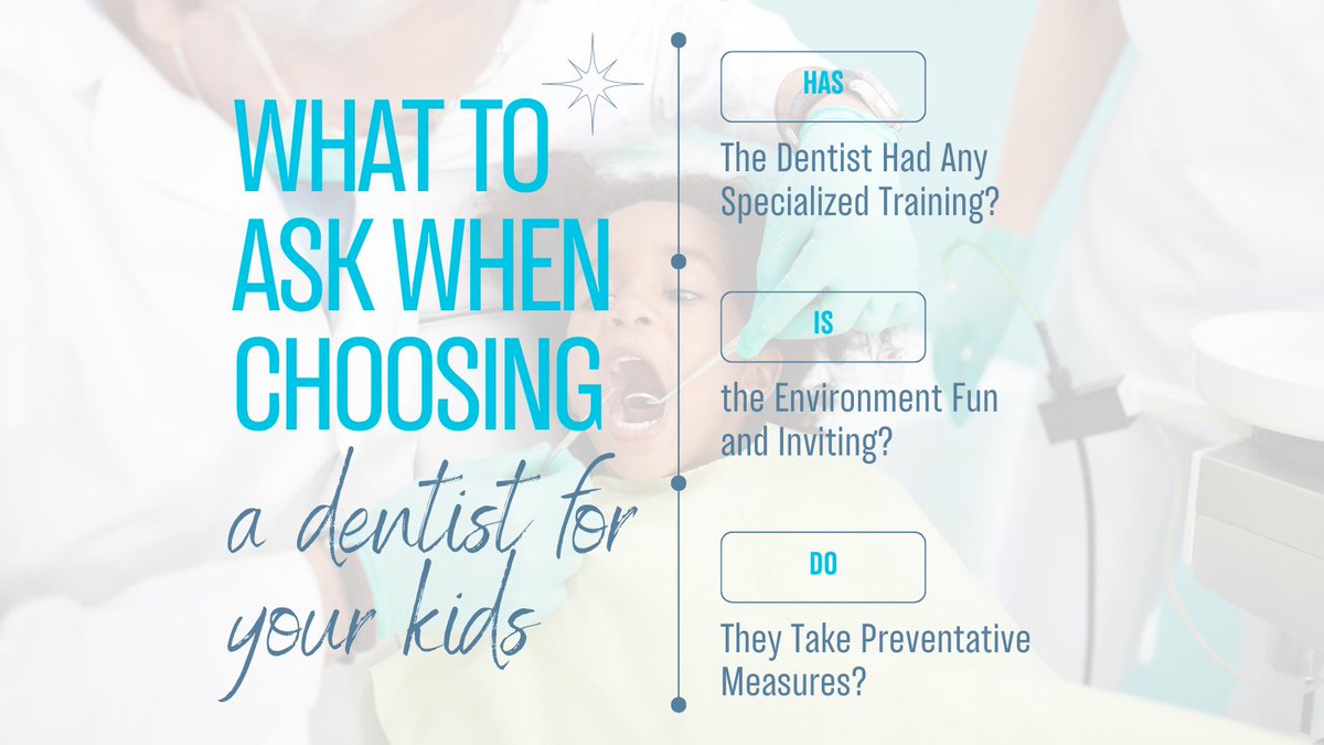 It takes a special kind of dentist to care for your children. When searching for the right dentist, make sure you're asking these questions. 😊