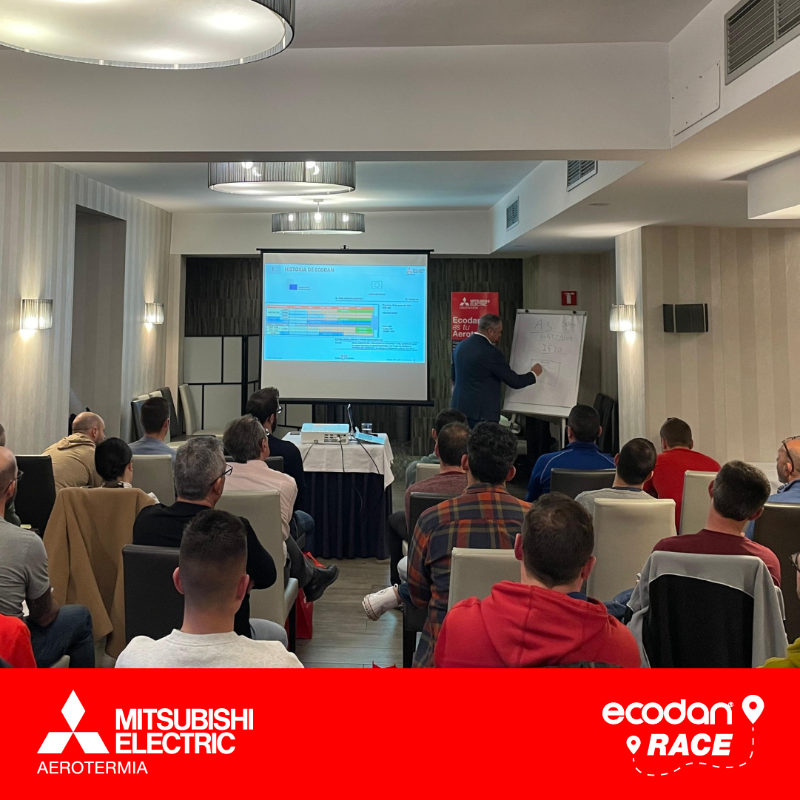 MitsuElect's tweet photo. ¡Última parada de #EcodanRace por la zona norte de España! 👏 Nos despedimos por todo lo alto, en #Teruel, disfrutando de compañeros, clientes y partners interesados en conocer todas las novedades de la aerotermia más eficiente.

Desliza si quieres ver cómo hemos disfrutado 😊.