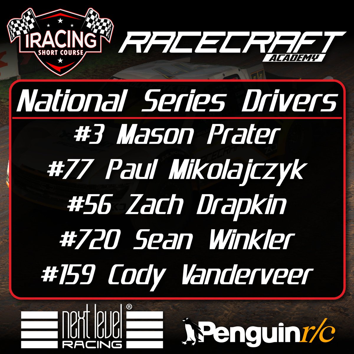 It is finally race day for the @iRacingshort 2024 National Series! We got a stacked 5 driver team lineup ready to go! Tune in tonight at 7pm PST and cheer us on!