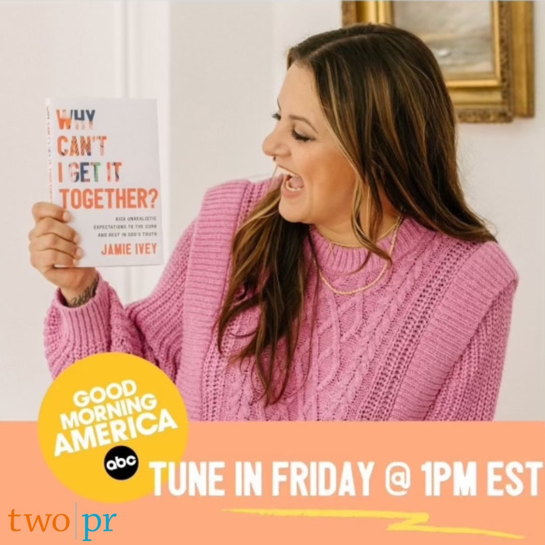 two|pr (@twopr) on Twitter photo We are so excited that tomorrow (Friday, February 9th) <a href="/jamie_ivey/">Jamie Ivey</a> will be on <a href="/ABCGMA3/">GMA3: What You Need To Know</a>! Be sure to tune in at 1pm EST/Noon CST! whatsondisneyplus.com/gma3-what-you-… We are so excited that tomorrow (Friday, February 9th) <a href="/jamie_ivey/">Jamie Ivey</a> will be on <a href="/ABCGMA3/">GMA3: What You Need To Know</a>! Be sure to tune in at 1pm EST/Noon CST! whatsondisneyplus.com/gma3-what-you-…