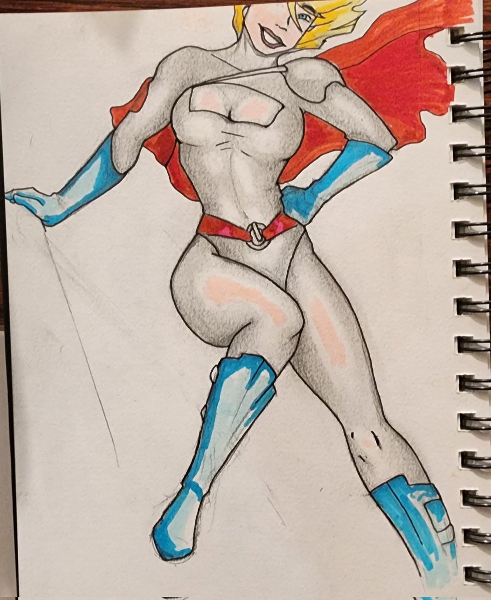 SalaciousSeed's tweet photo. Power Girl study https://t.co/dr7jm6YhnY